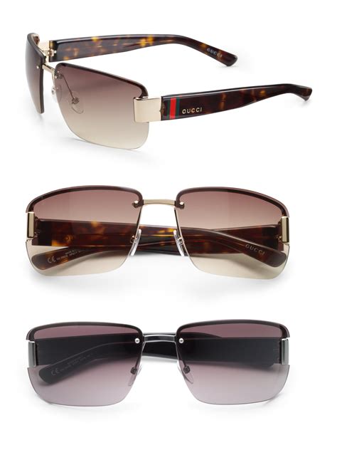 gucci sunglasses men cheap|gucci rimless sunglasses men's.